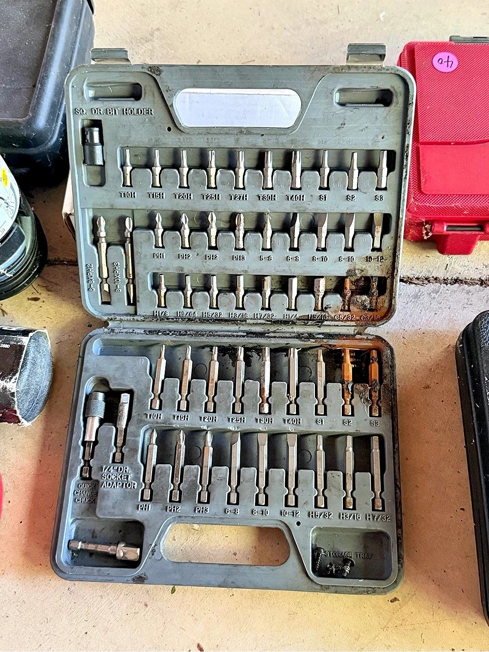 Snap-on YA52PBSQC 52-Piece Power Bit Set Gray